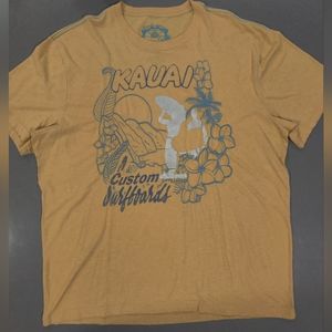 American Rag CIE Kauai Custom Surfboards XXL gold embroidered